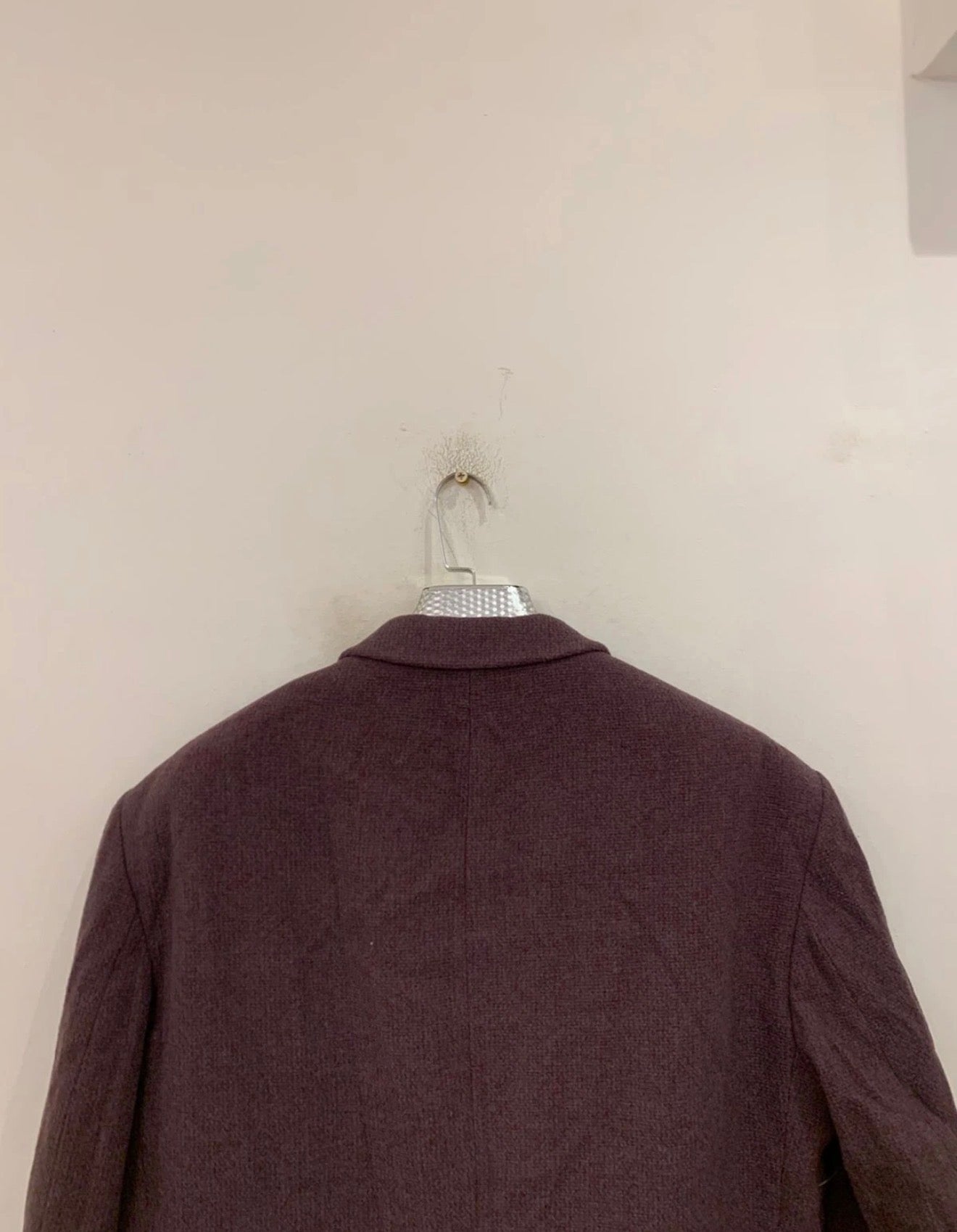 Vintage Bush wool Cashmere blend classic brownish burgundy jacket blazer 42R