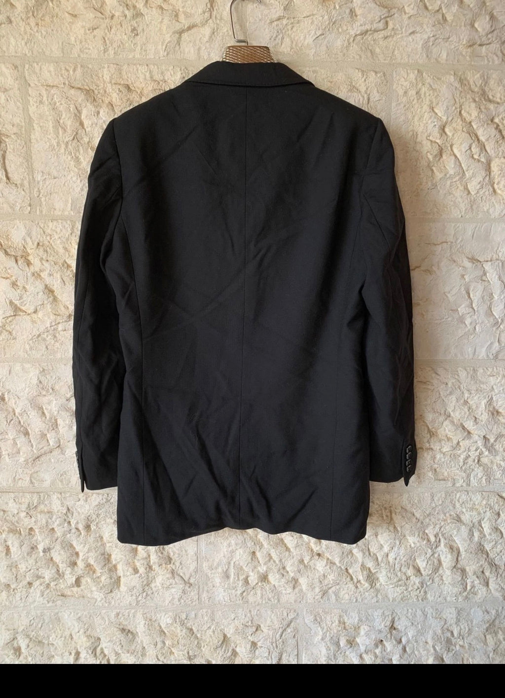 1970s vintage pure wool classic peak lapel Night Tuxedo jacket blazer 40R 40L