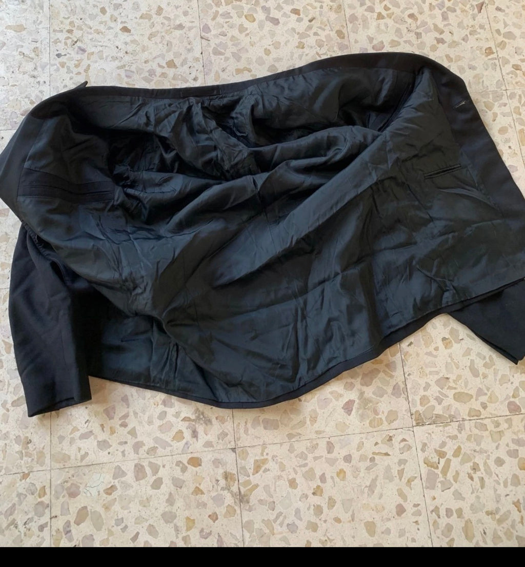 1970s vintage pure wool classic peak lapel Night Tuxedo jacket blazer 40R 40L