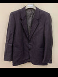 Vintage wool blend classic camouflage herringbone hunting jacket blazer 42R