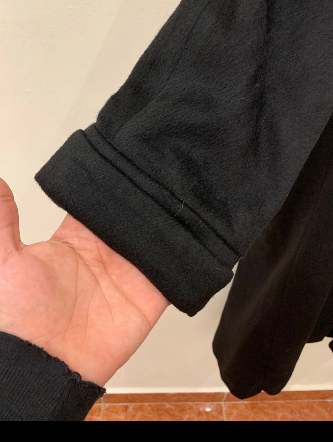 Vintage Leslie Fay pure wool shawl collar classic black over coat 20 2XL 50