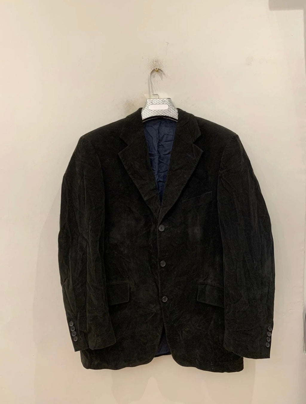 Classic Hugo Boss cotton blend Corduroy green suit jacket blazer 42R