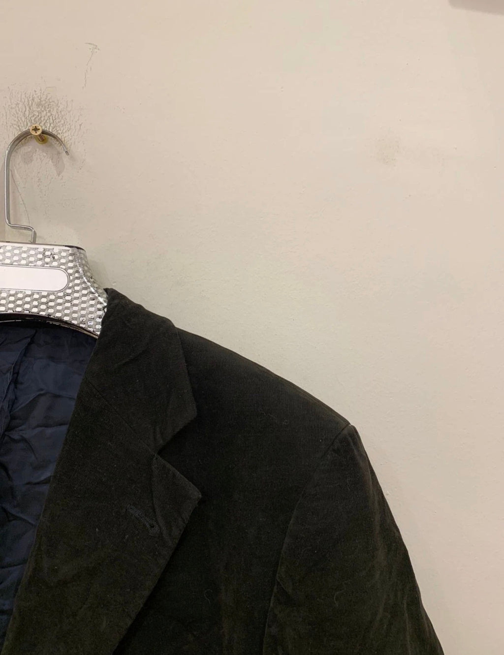 Classic Hugo Boss cotton blend Corduroy green suit jacket blazer 42R
