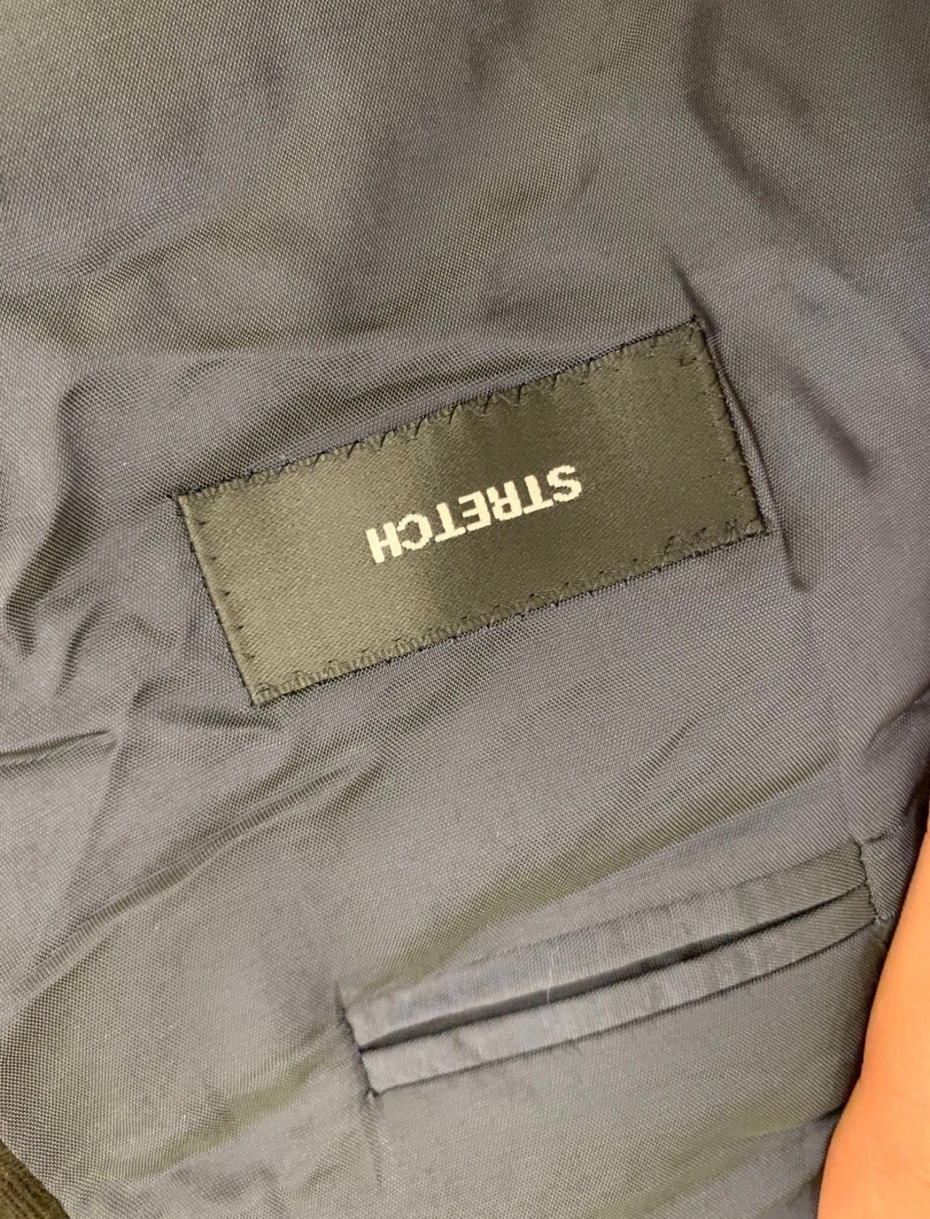 Classic Hugo Boss cotton blend Corduroy green suit jacket blazer 42R