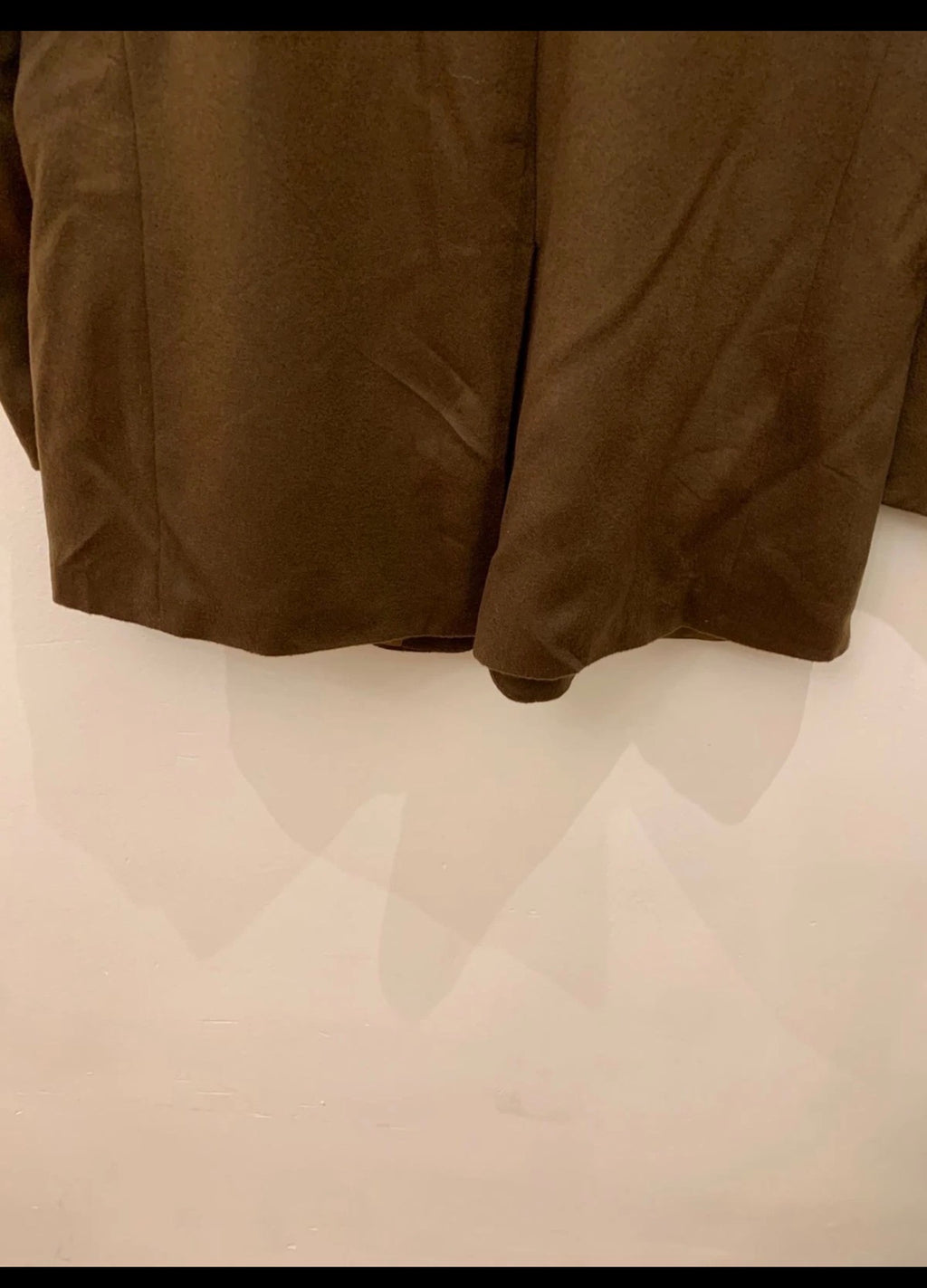 Vintage Baumler 100% cashmere gold button classic brown jacket blazer 48R XL