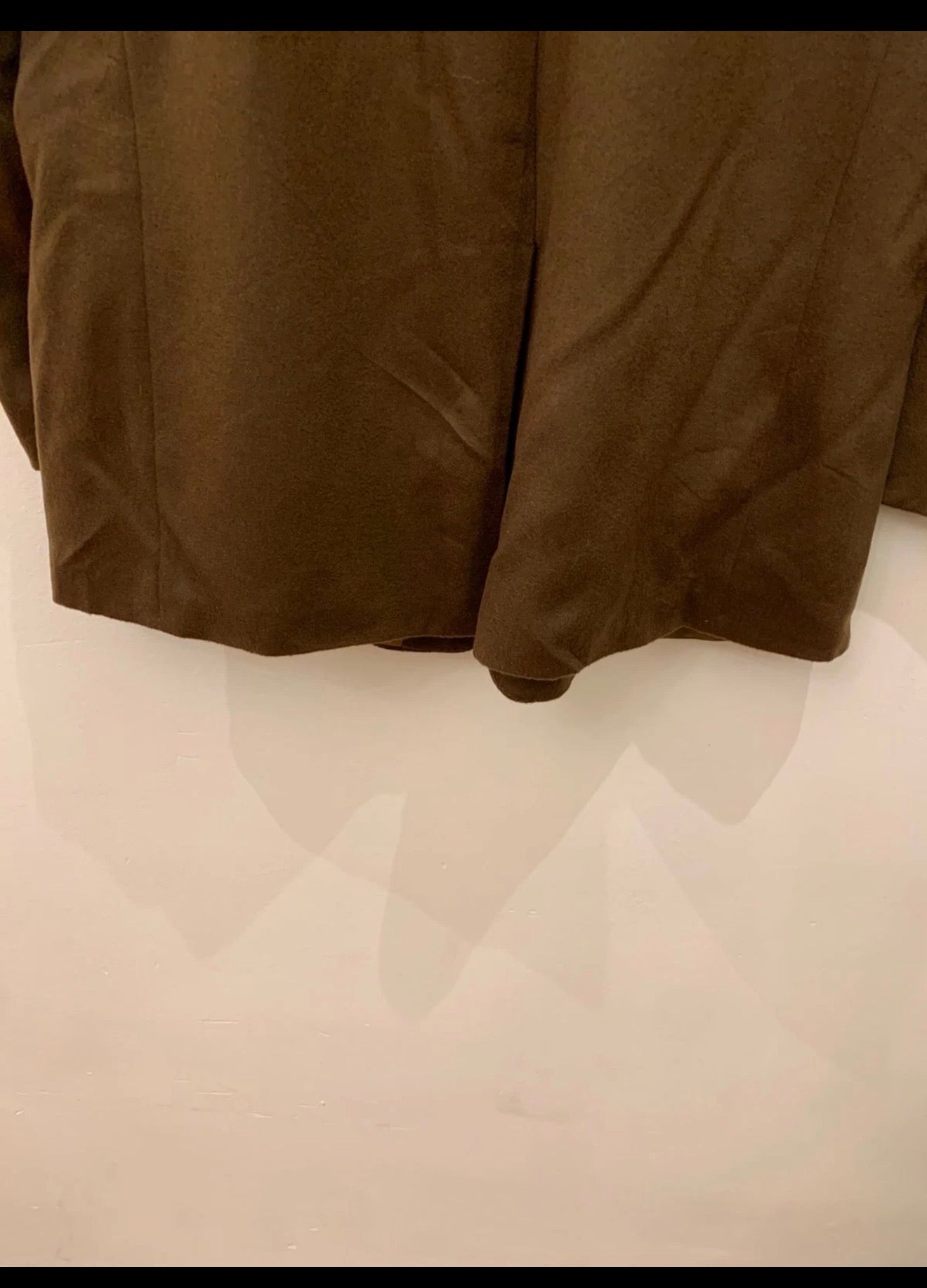 Vintage Baumler 100% cashmere gold button classic brown jacket blazer 48R XL
