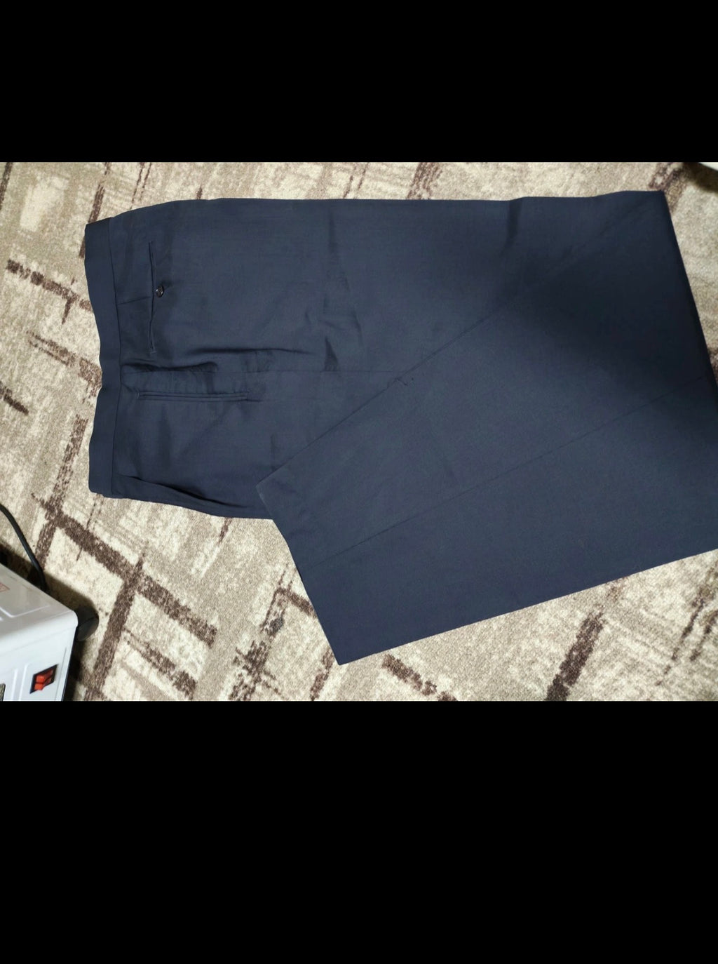 Vintage Classic Hugo Boss pure wool double breasted Tuxedo navy suit 40L 42L