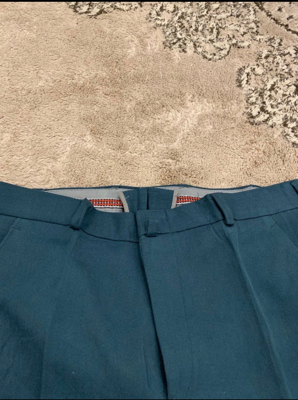 1970s Vintage wool blend classic green 2 button rockabilly disco suit 38R