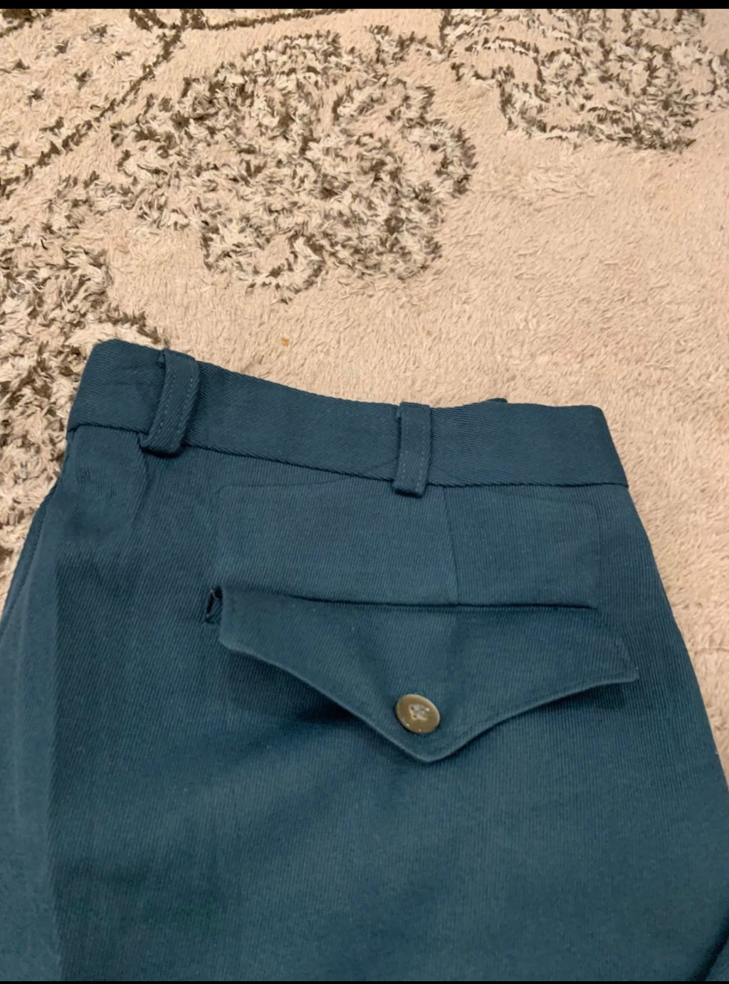1970s Vintage wool blend classic green 2 button rockabilly disco suit 38R