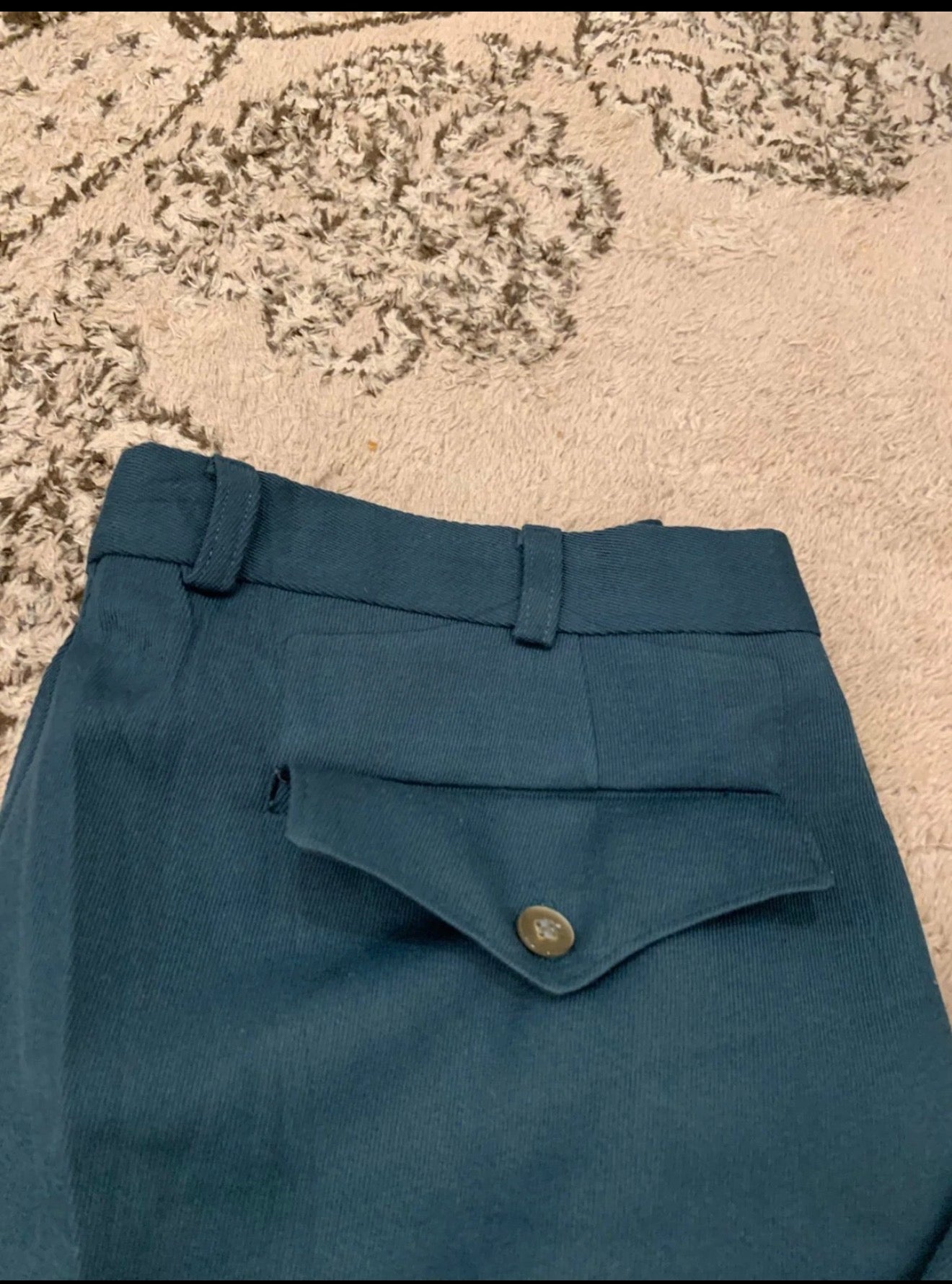 1970s Vintage wool blend classic green 2 button rockabilly disco suit 38R