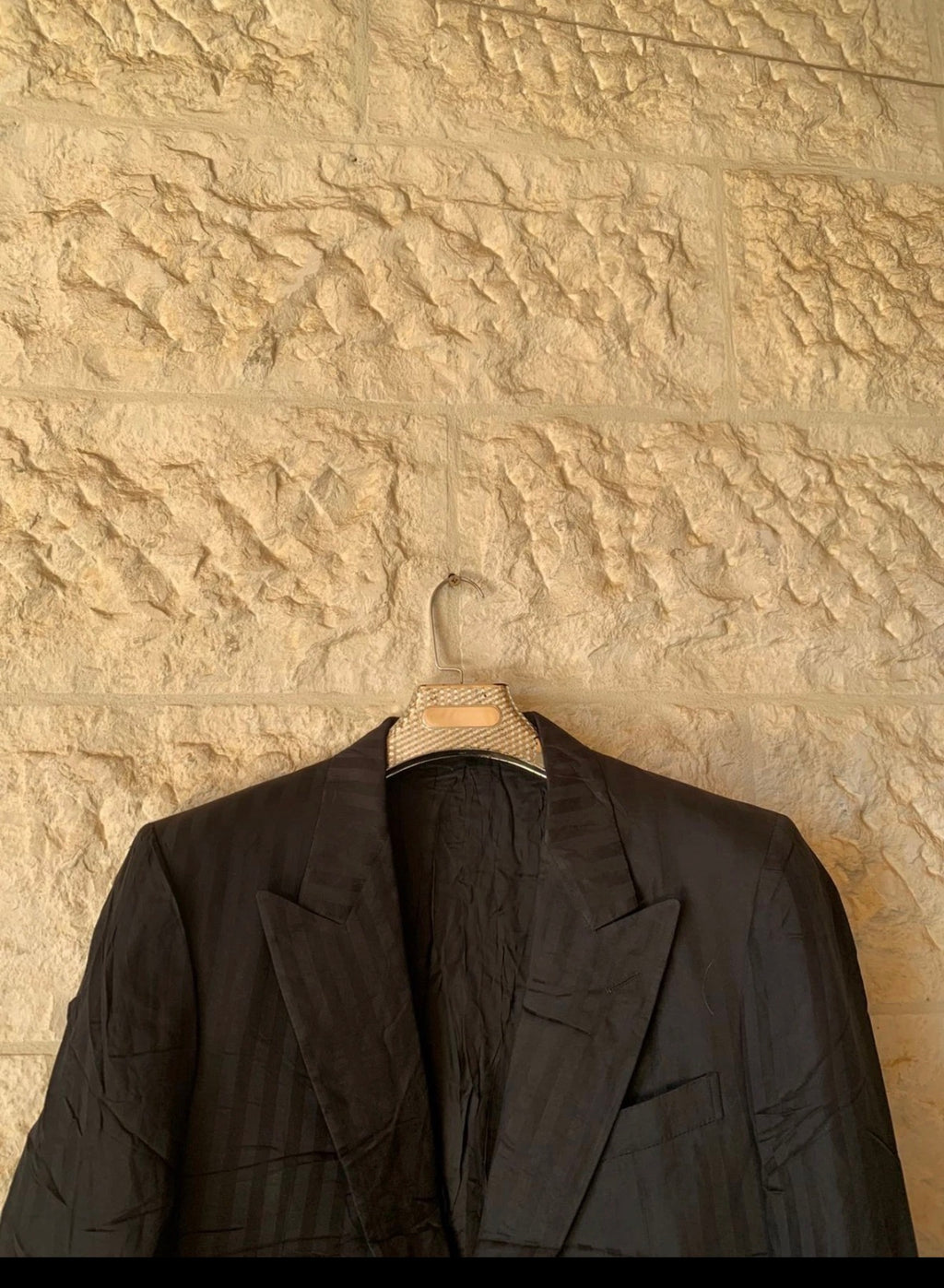 Vintage Ermenegildo Zegna 100% pure silk charcoal black jacket blazer 42R