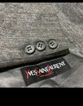 Vintage Yves Saint Laurent YSL pure wool double breasted suit jacket blazer 42R