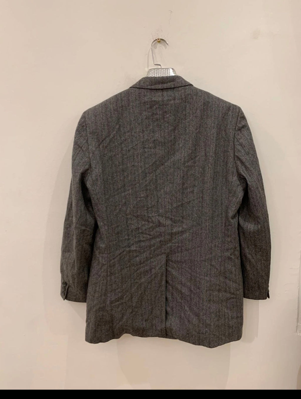 Vintage Yves Saint Laurent YSL pure wool double breasted suit jacket blazer 42R