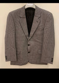 Vintage Jaeger pure wool Tweed camouflage gray classic jacket blazer 40R