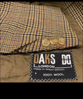 Vintage Daks DD London 100% pure wool glen check hunting jacket blazer 44R 44L