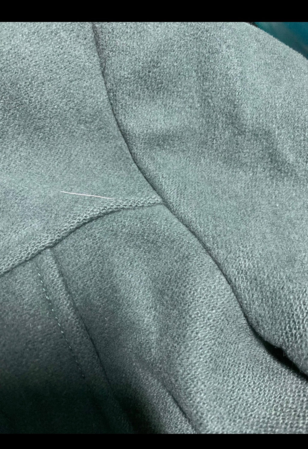 Vintage Superfine wool classic db belted green women's over coat 38 8 M