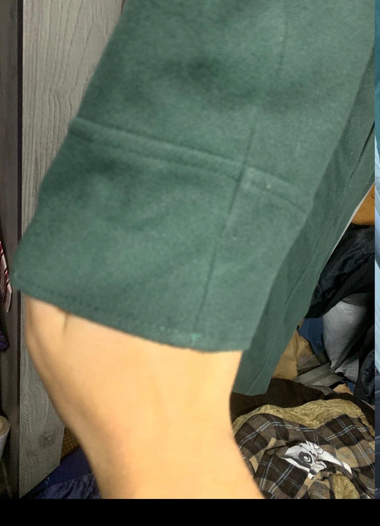 Vintage Superfine wool classic db belted green women's over coat 38 8 M