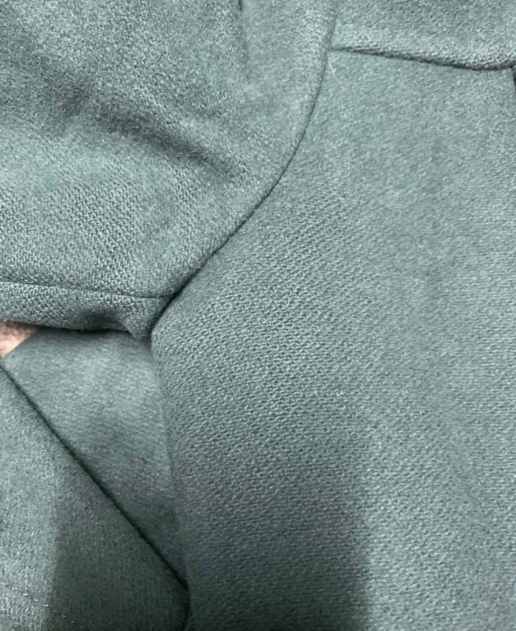 Vintage Superfine wool classic db belted green women's over coat 38 8 M