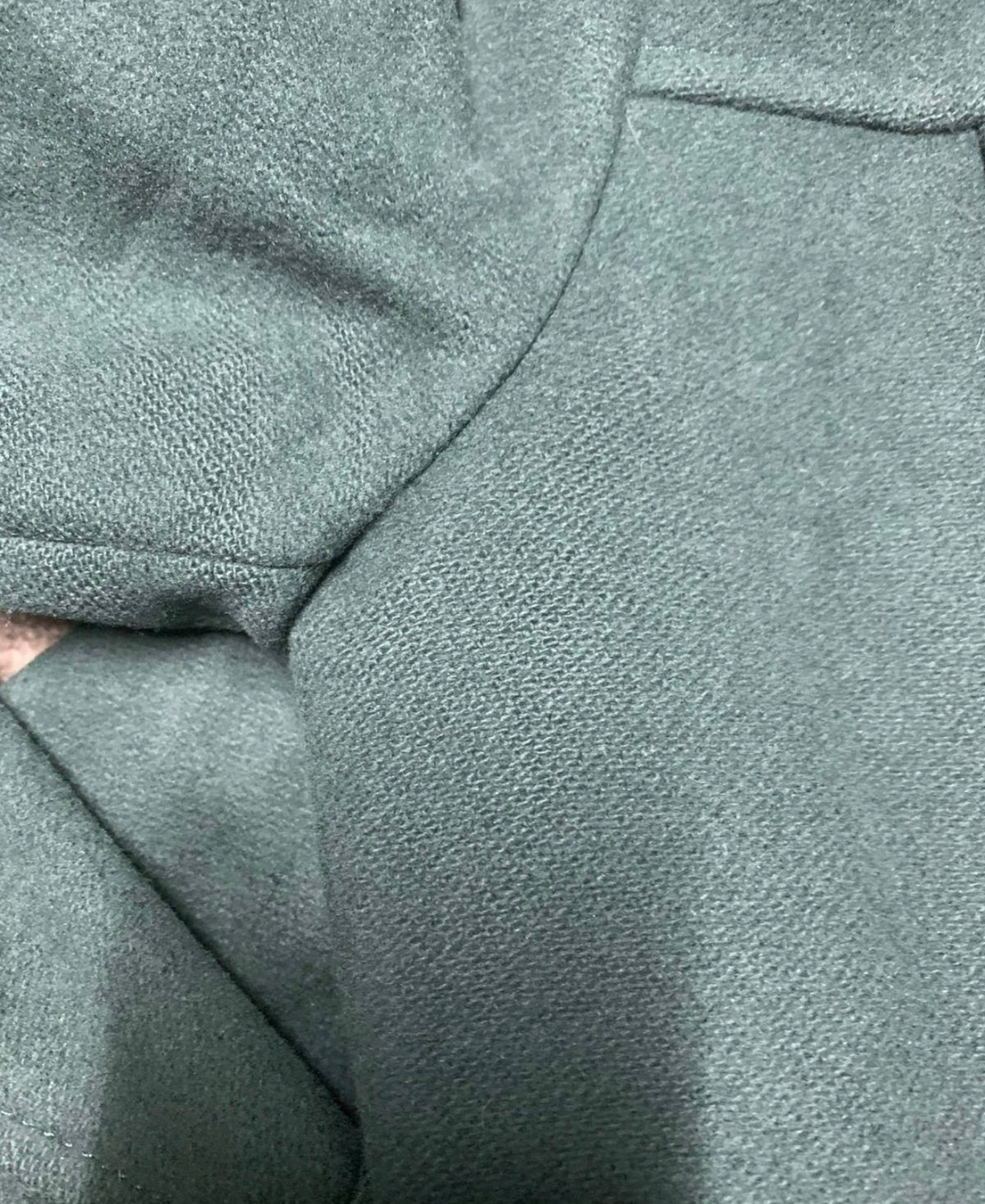 Vintage Superfine wool classic db belted green women's over coat 38 8 M