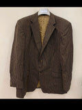 Vintage Roy Robson pure wool beige brown boating rowing jacket blazer 48L XL