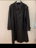 Vintage Amadeus Loden pure wool classic charcoal long over coat 50R 2XL