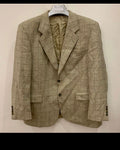 Vintage Roy Robson pure wool Windowpane classic grayish jacket blazer 42R