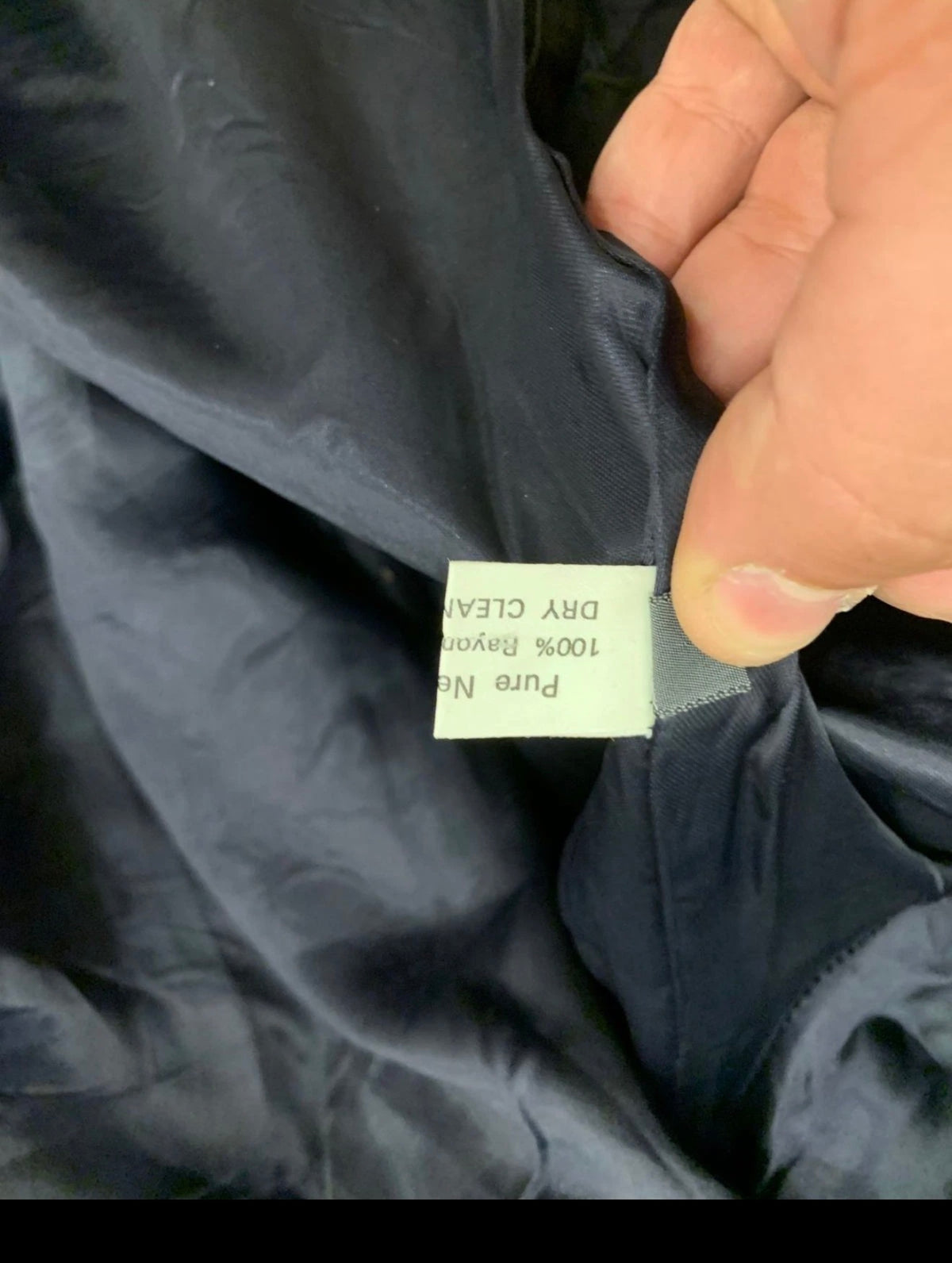1970s Vintage classic pure Wool double breasted Navy over coat 48R XL