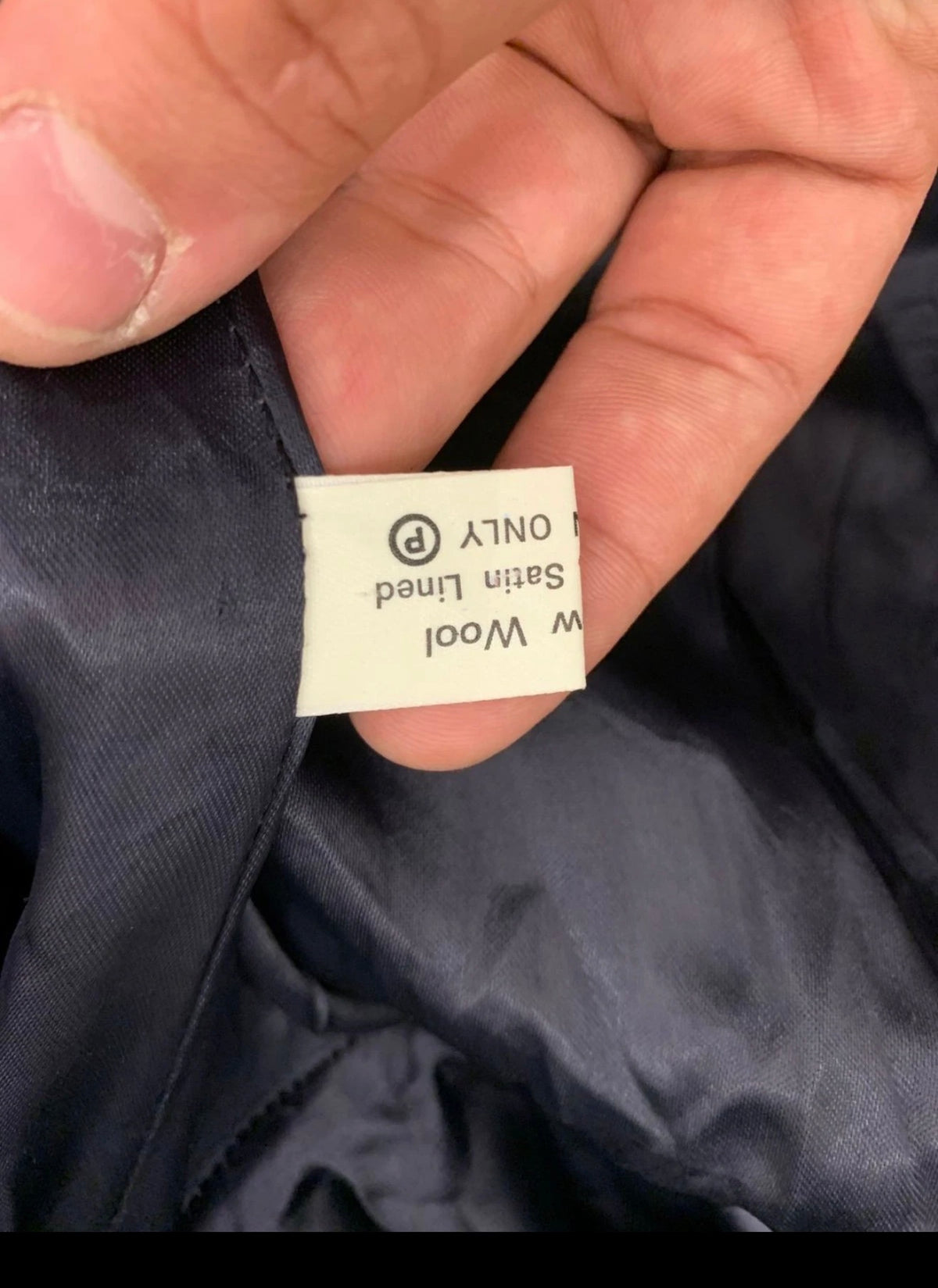 1970s Vintage classic pure Wool double breasted Navy over coat 48R XL