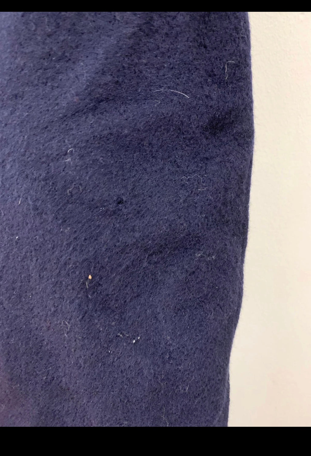 1970s Vintage classic pure Wool double breasted Navy over coat 48R XL