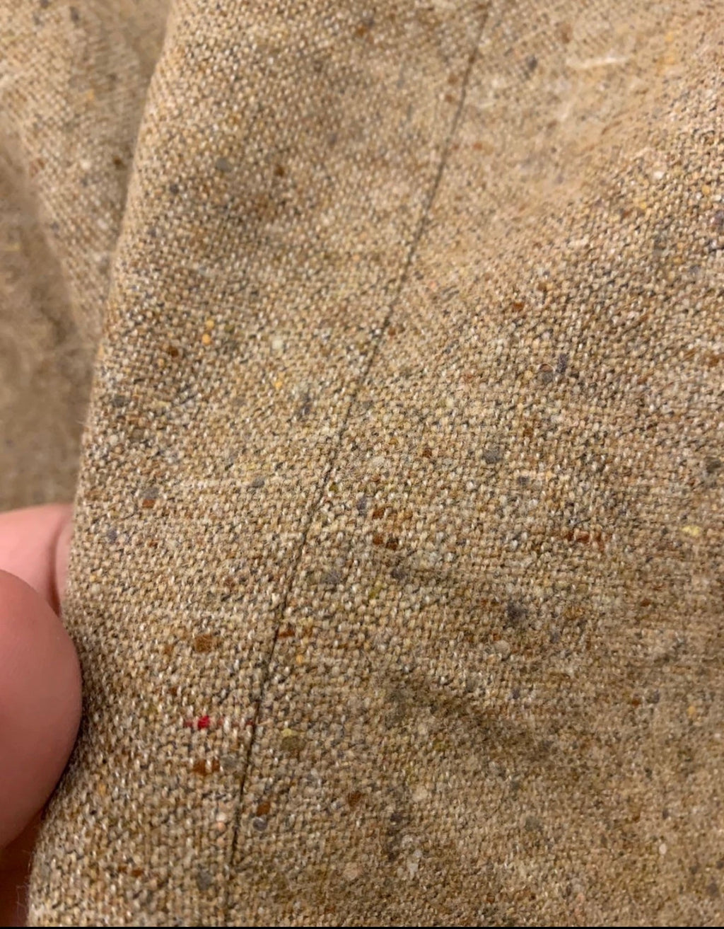 Vintage pure wool brown classic leisure suit jacket sport coat 42R