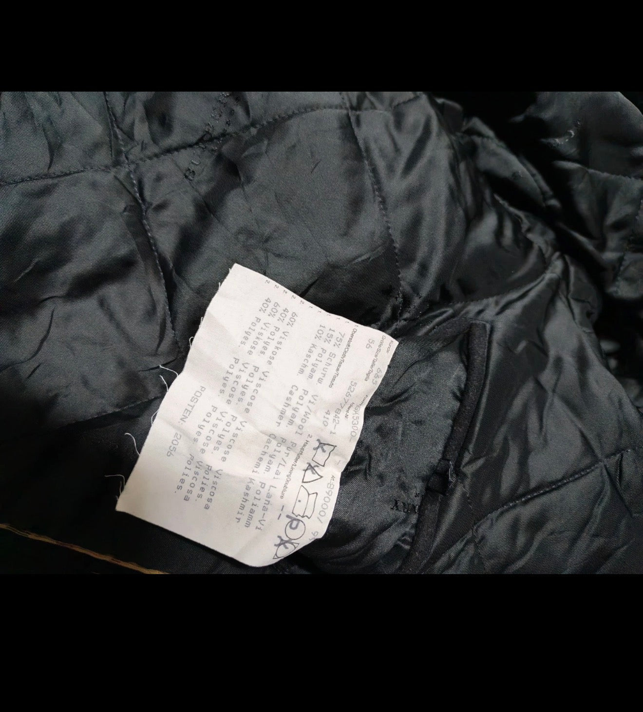 Classic Burberry London Wool Cashmere blend black jacket sweater 52R 52L 2XL