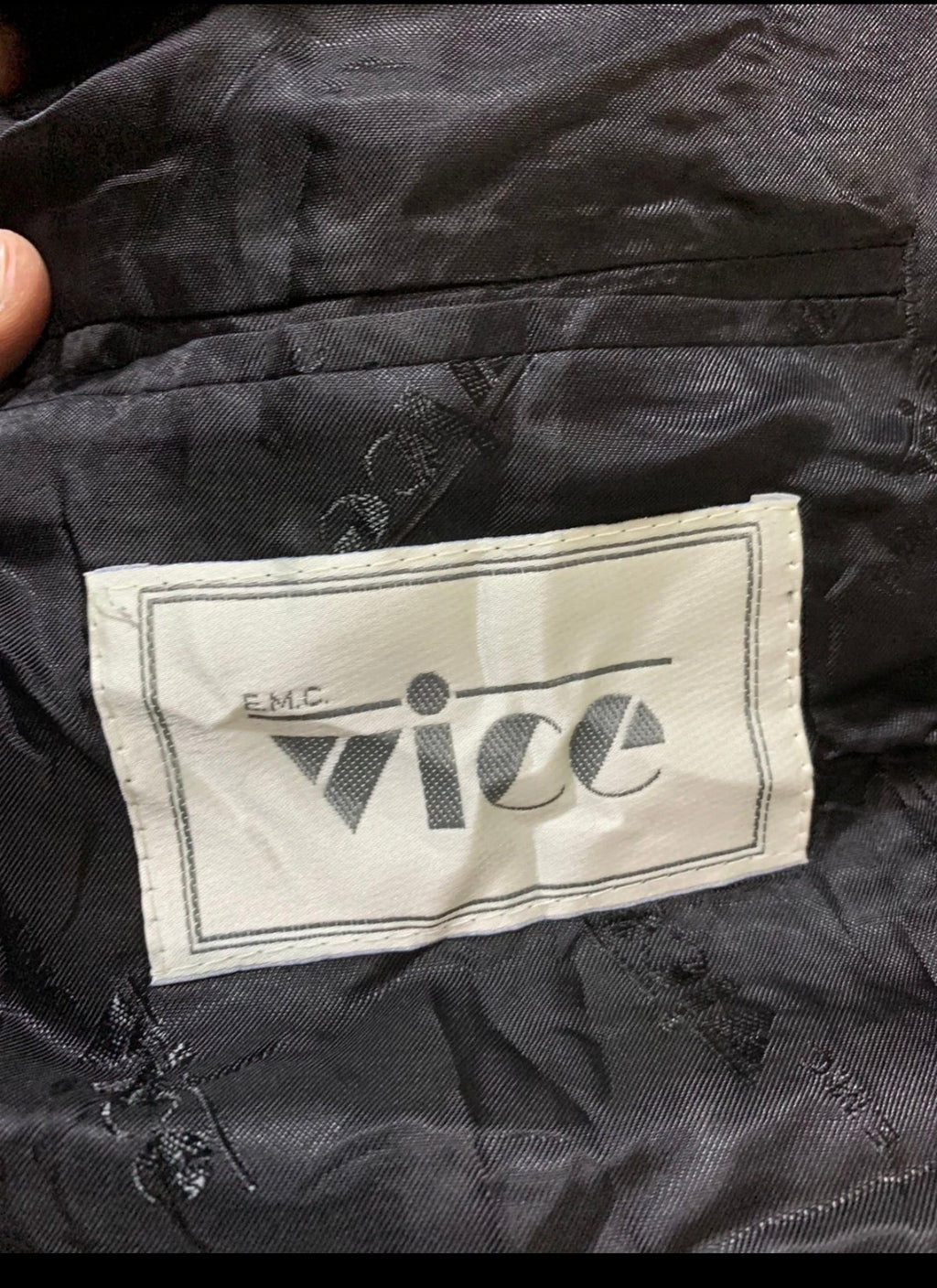 Vintage Vice wool blend camouflage plaid classic unique jacket blazer 44R