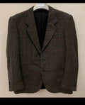 Vintage all worsted wool houndstooth classic hunting jacket blazer 42R