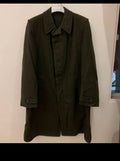 Vintage Tiroler Loden pure wool classic olive green over coat 50L 2XL