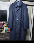 Vintage Tiroler Loden pure wool classic navy over coat 48L 48R XL