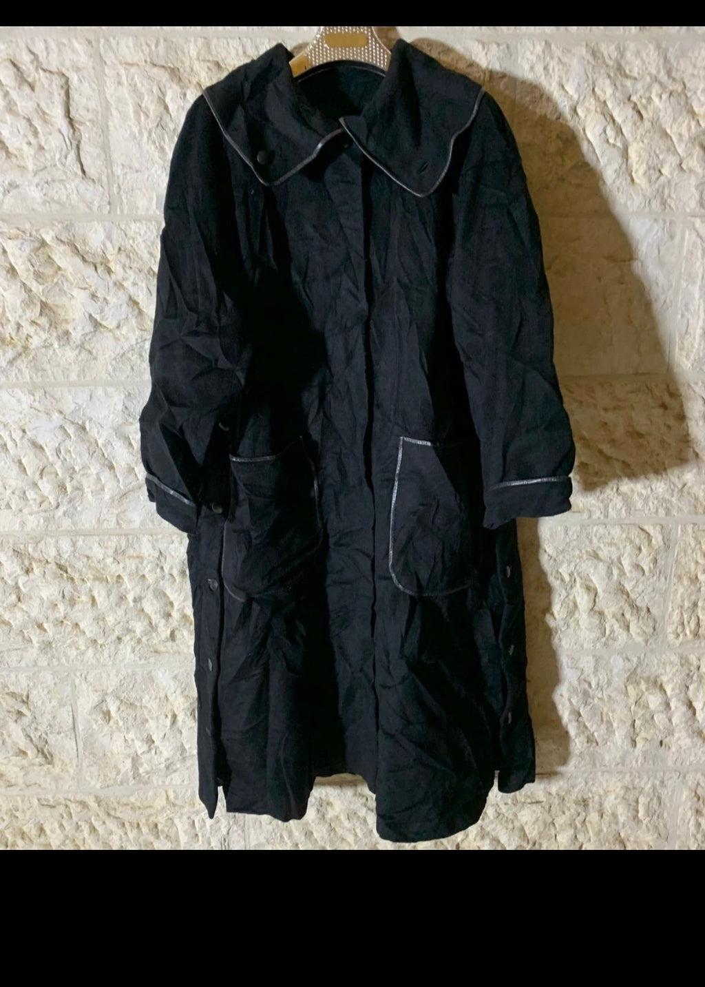 Vintage Wool Alpaca Loden classic women's raglan over coat 16 XL 46