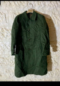 Vintage Pischl Tiroler Loden wool blended classic olive green over coat 42R