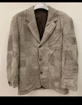 Vintage Avanti wool blend camouflage classic beige jacket blazer 44R