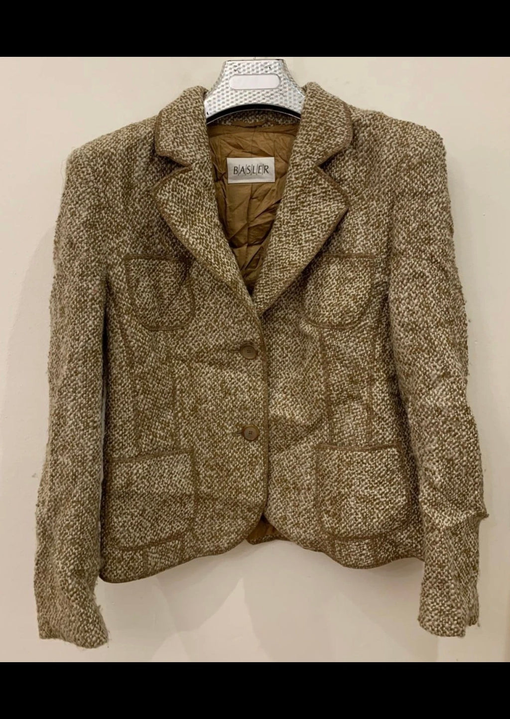 Vintage Basler Wool Mohair blend Classic women's jacket sweater 38 M 8