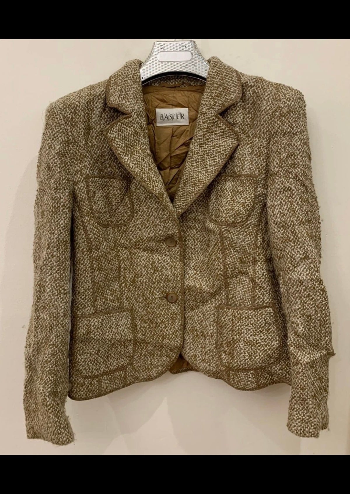 Vintage Basler Wool Mohair blend Classic women's jacket sweater 38 M 8