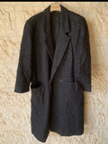 Vintage Dash wool blend camouflage classic double breasted over coat 46R XL