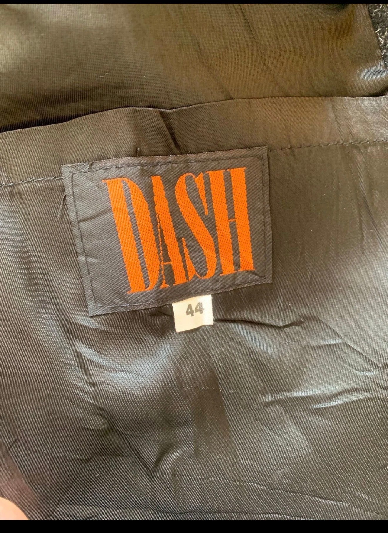 Vintage Dash wool blend camouflage classic double breasted over coat 46R XL
