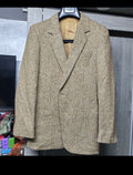 Vintage Van Gils pure wool tweed camouflage classic jacket blazer 36R
