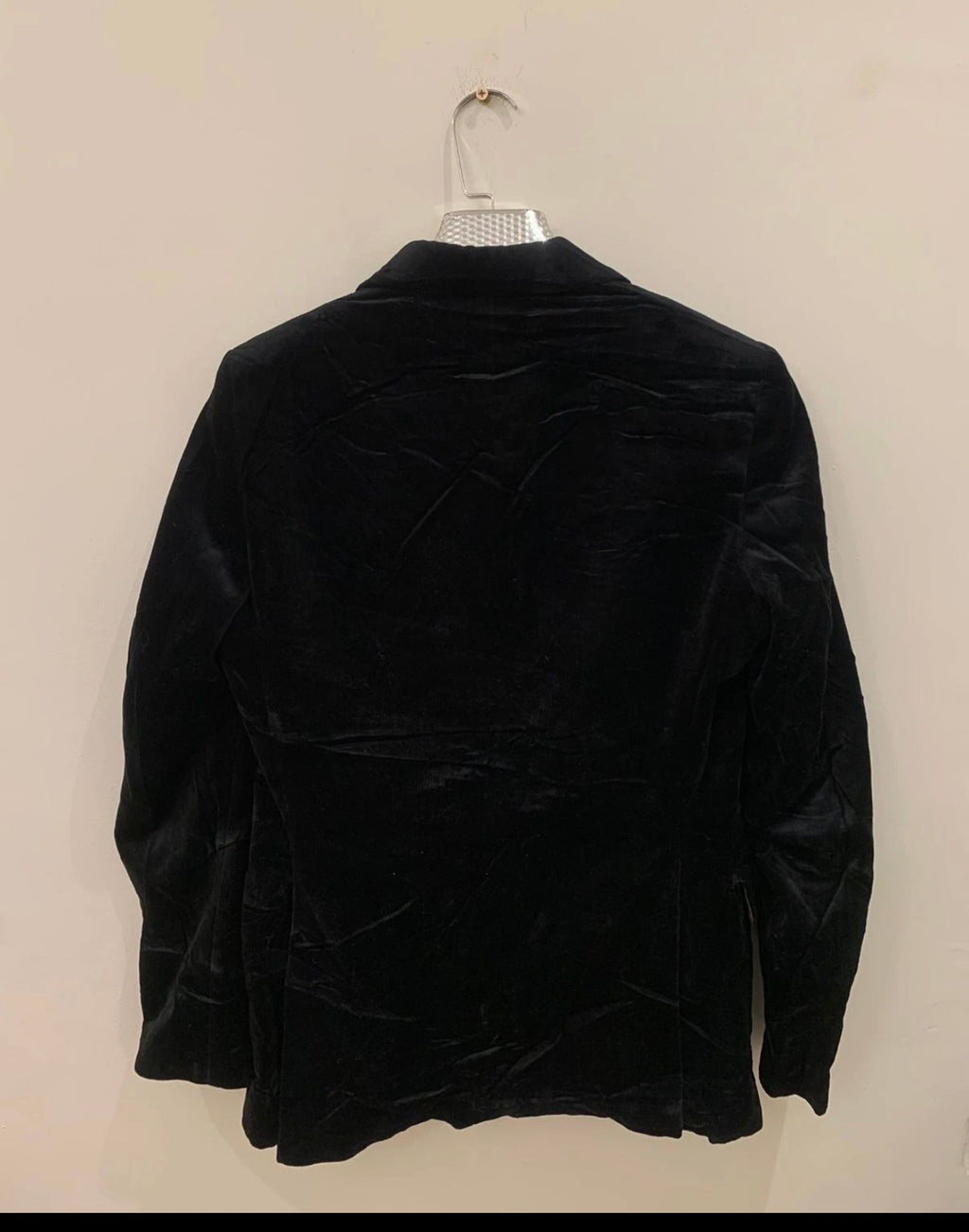 Vintage Shannon classic 100% cotton velvet black jacket blazer 36R 36L