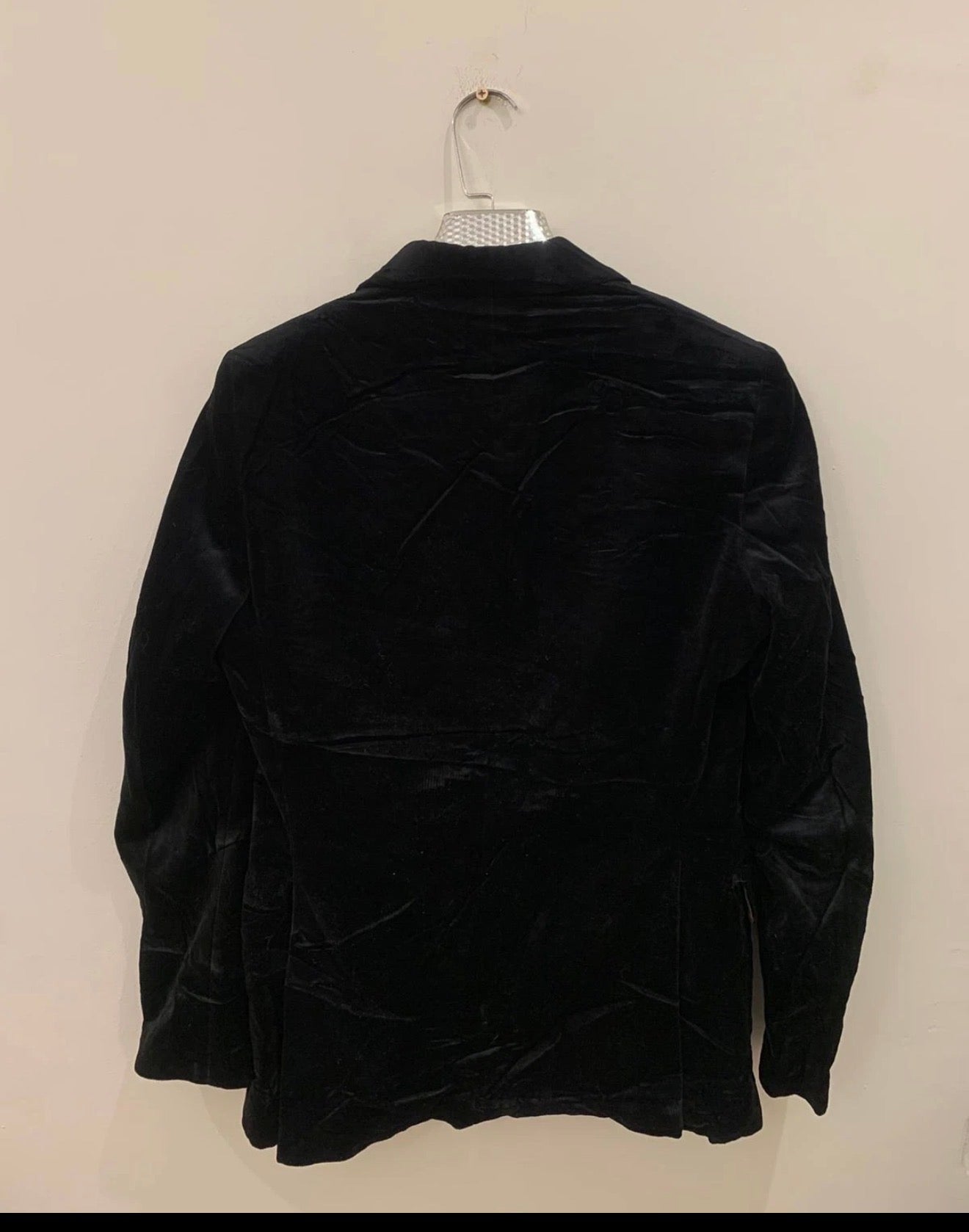Vintage Shannon classic 100% cotton velvet black jacket blazer 36R 36L