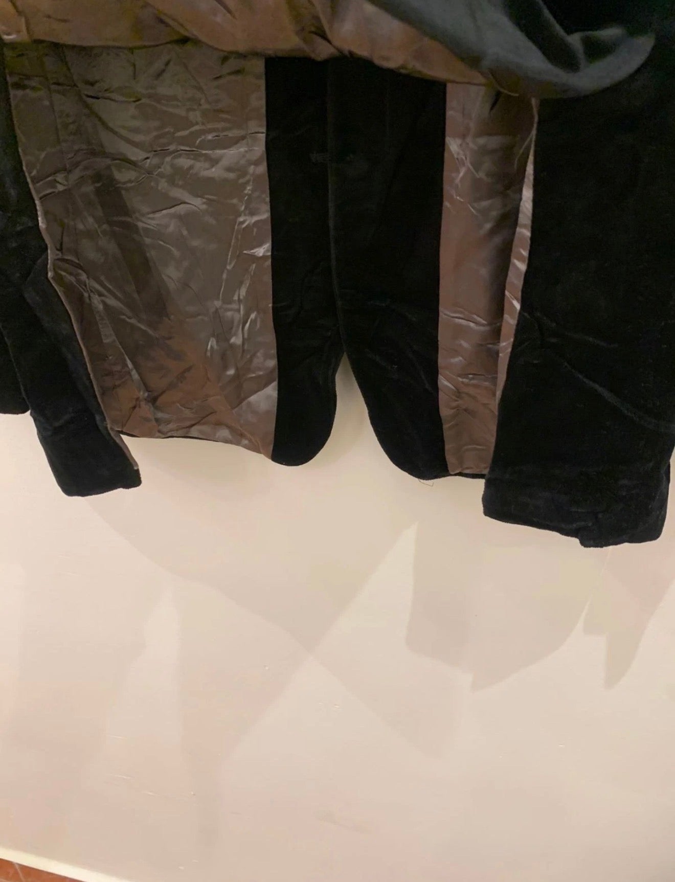 Vintage Shannon classic 100% cotton velvet black jacket blazer 36R 36L