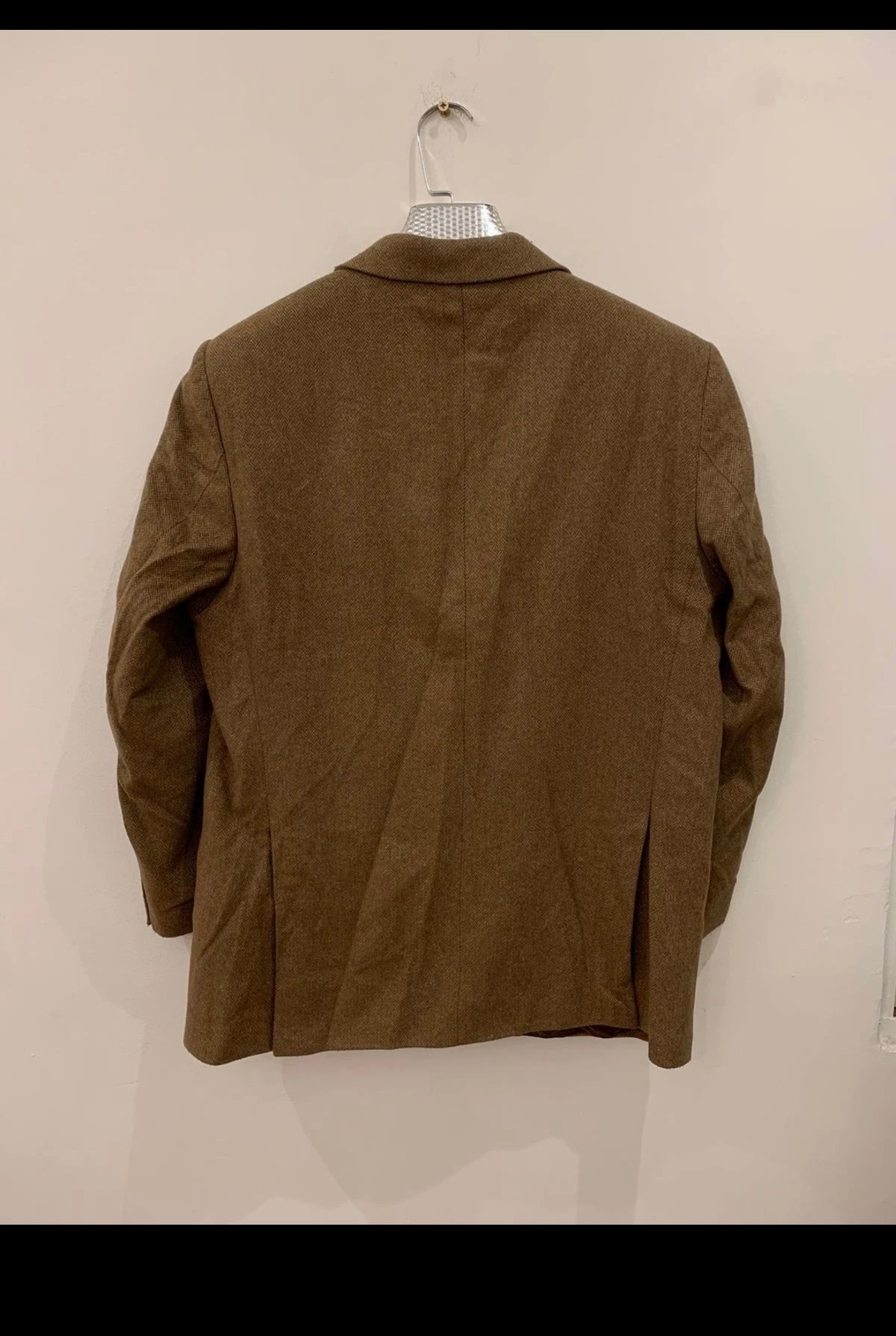 Vintage Daniel Hechter Wool Cashmere blend brown hunting jacket blazer 42R
