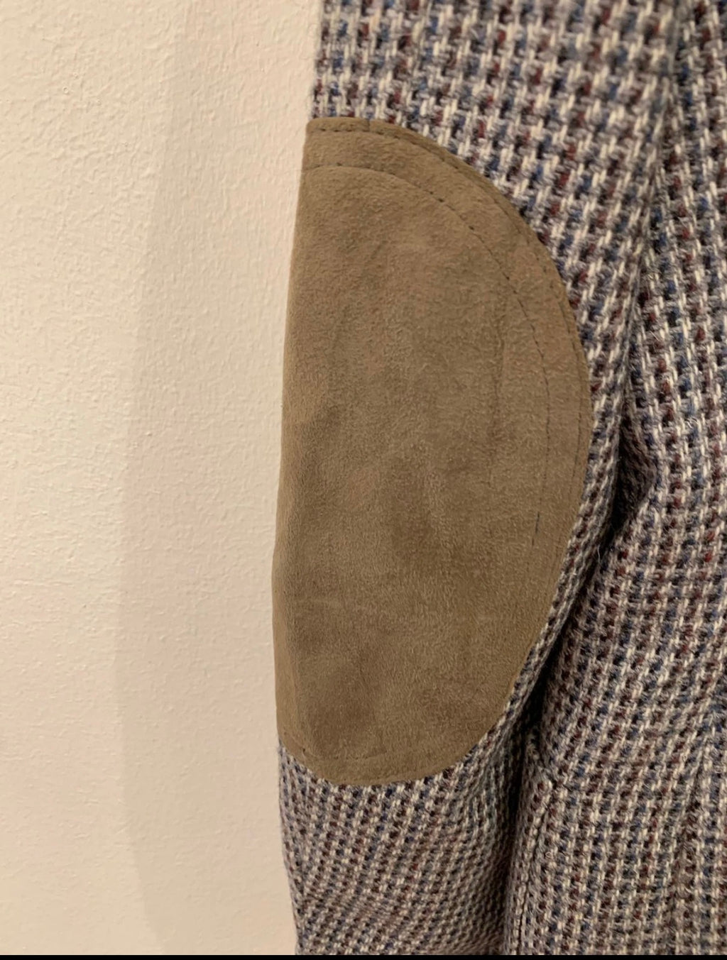 Vintage pure wool handwoven Tweed camouflage gray hunting jacket blazer 38R