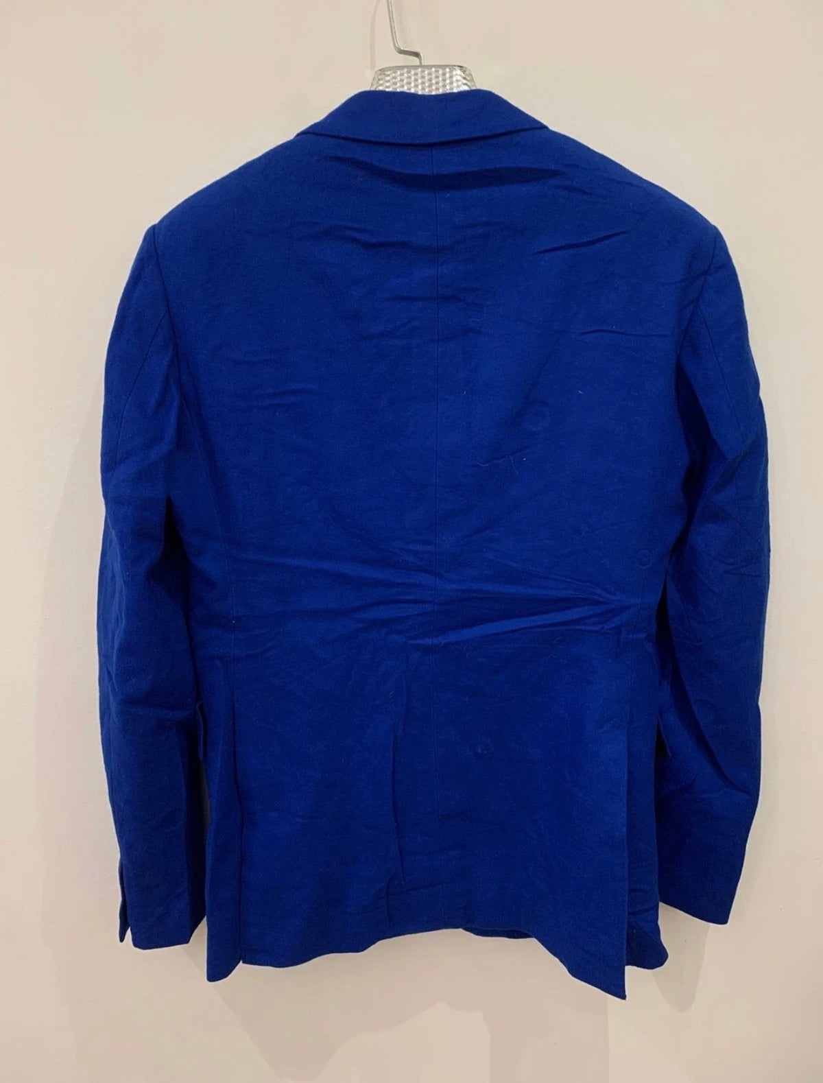 Classic Lee Marsh bespoke pure wool Azure blue classic jacket blazer 38L 36L
