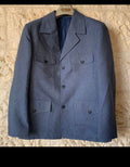 classic St Michael Grayish blue leisure suit jacket sport coat 42R 42L